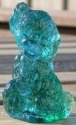 Boyd's Crystal Art Glass SDAliceBlueWarmedOver Skippy Dog Alice Blue Warmed Over