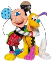 Disney by Britto 6007094i Mickey and Pluto Figurine