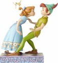 Jim Shore Disney 4059725i Peter Pan and Wendy 65th