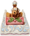 Disney Traditions by Jim Shore 6008973i Donald and Pluto Sledding Figurine