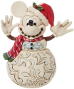 Jim Shore Disney 6008976i Mickey Mouse Snowman Figurine