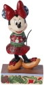 Disney Traditions by Jim Shore 6015003N Minnie In Christmas Sweater Figurine