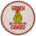 Grinch by Department 56 6009063 Grinch Better Have My Cookies Platter