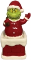 Grinch by Department 56 6009064i Santa Grinch in Chimney Salt and Pepper Shakers