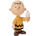 Jim Shore Peanuts 6011957 Charlie Brown with Ice Cream Mini Figurine