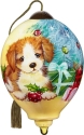 Ne'Qwa Art 7211111i Puppy with Tree and Presents Ornament
