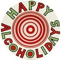 Our Name Is Mud 4024438i Happy Alco-Holidays Wine Bottle Coaster