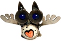 Yardbirds B134 Owl with Heart in Belly