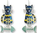Zarah Co Jewelry 0113Z1 Calypso Cat-Fish Earrings