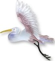 Zarah Co Jewelry 1904Z2 Flying Egret Pin